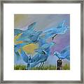 Dove Parade Framed Print