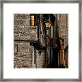 Down The Alley Framed Print