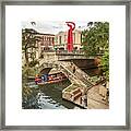 Downtown San Antonio Texas Usa Skyline View Framed Print