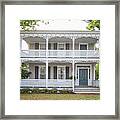 Dr. James Manney Historic House - Beaufort Nc Framed Print