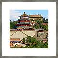 Temple At The Summer Palace Framed Print