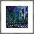 Dragonfly At The Bay Ii Framed Print