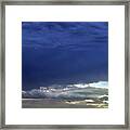 Dramatic Clouds Over Arizona Sky Framed Print