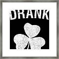 Drank St Patricks Day Group Framed Print