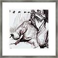 Drawing Of A Woman 10 Framed Print