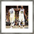 Draymond Green And Kevin Durant Framed Print