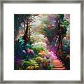 Dream Forest Path Framed Print