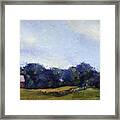 Driving By Farms Framed Print