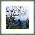 Driving Into The Smoky Mountains Framed Print