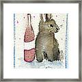 Drunk Bunny 1 Framed Print