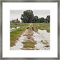 Dry Weather Road Framed Print