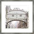 Dsc3694 - The Bridge Of Sighs, Venice Framed Print