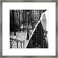 Dual Torn Collection - Montmartre Manhattan Framed Print