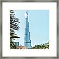 Dubai Uae - Wonderful Burj Khalifa Framed Print