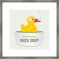 Duck Soup - Alternative Movie Poster Framed Print