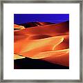 Dune Shadows Framed Print