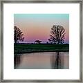 Dusk At Timberpoint Framed Print