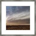 Dusty Supercell Storm Framed Print