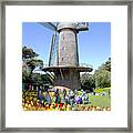Dutch Windmill In Golden Gate Park Framed Print