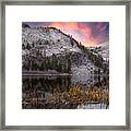 Eagle Lake Sunset Framed Print