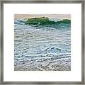 Early Morning Wave Framed Print