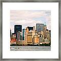 East River View Framed Print