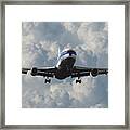 Eastern L-1011 Landing At Miami Framed Print