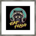 Eat Trash Framed Print