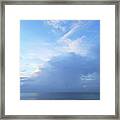 Edisto Clouds Framed Print