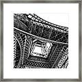 Eiffeltower Monochrome Cliche Framed Print