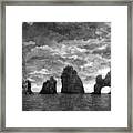 El Arco In Black And White Framed Print