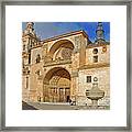 El Burgo De Osma Cathedral Framed Print