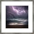 Electric On The Plains Framed Print