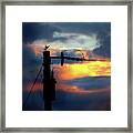 Electric Sky Framed Print