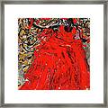 Elegance In Red Framed Print