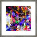 Elements Of Nature/abstract Design Framed Print