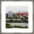 Elevated View Of Old Trafford Framed Print