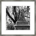 Eliza Bw Framed Print