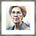 Elizabeth Warren Framed Print