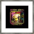 Elton John Farewell Yellow Brick Road Tour 2020 Framed Print