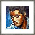 Elvis Presley - Moody Blue Framed Print