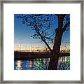 End Of The Day On Ottawa River Framed Print