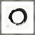 Enso Manifesting Clearly  Framed Print
