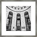 A Grand Entrance To Ohio Football - Black And White Edition Framed Print