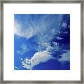 Equivalents Of Clouds 001 Framed Print