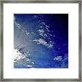 Equivalents Of Clouds 010 Framed Print