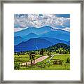 Estes Valley Framed Print