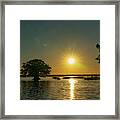 Evening Sunburst Framed Print