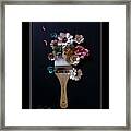 Experiencing A Brush With Beauty Framed Print