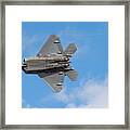 F-22 Raptor Underside Framed Print